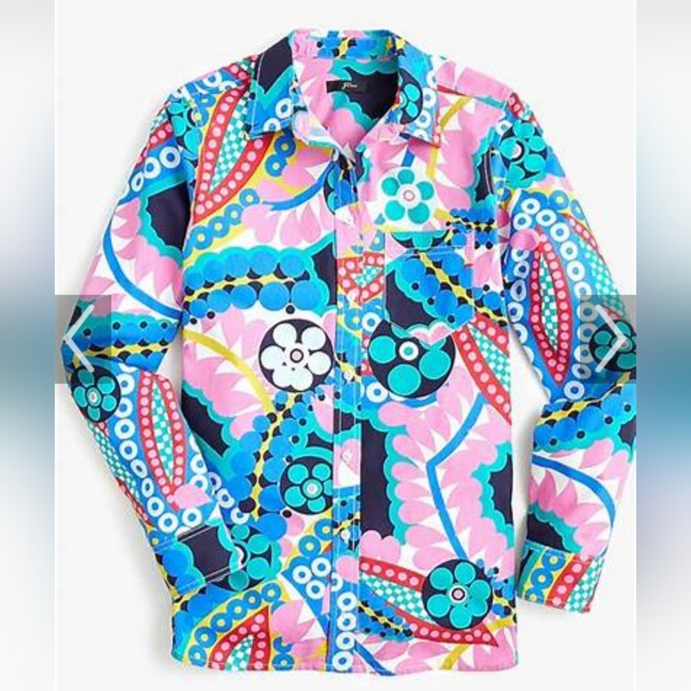 BNWT - J. Crew Classic Fit Boy Shirt In Ratti